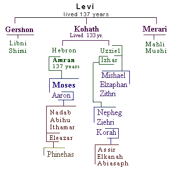 Geneaology of Levi
